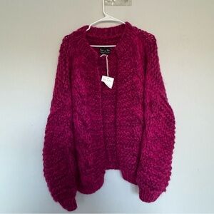 Kiro by Kim Mohair Big  Cardigan Chunky Hand Knit O/S
Netherlands